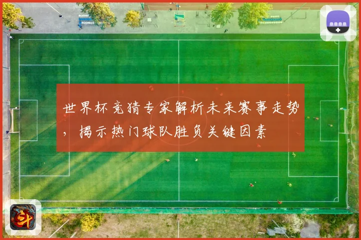 世界杯竞猜专家解析未来赛事走势，揭示热门球队胜负关键因素